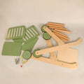 Playbox Shop 'N' Roll - Educational Wooden Toy Role Play Grocery Store Shopping Trolley | Boys Or Girls Pretend Play Supermarket Playset (Unassemble)