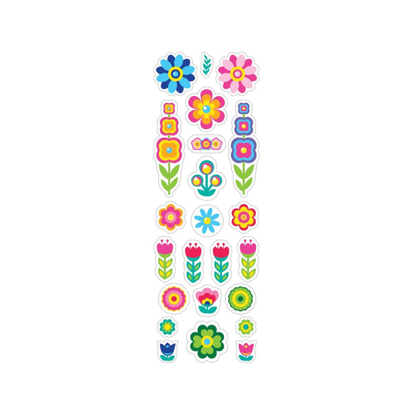Stickiville Stickers: Fun Flowers - Skinny (2 Sheets)