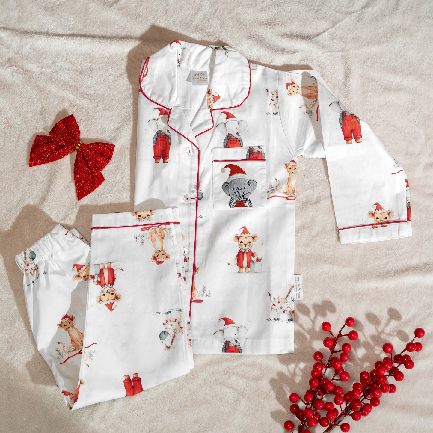 Once Upon A Winter Holiday Tails Night Suit