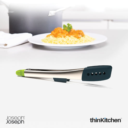 thinKitchen™ Joseph Joseph Elevate Stainless Steel Tongs - Grey