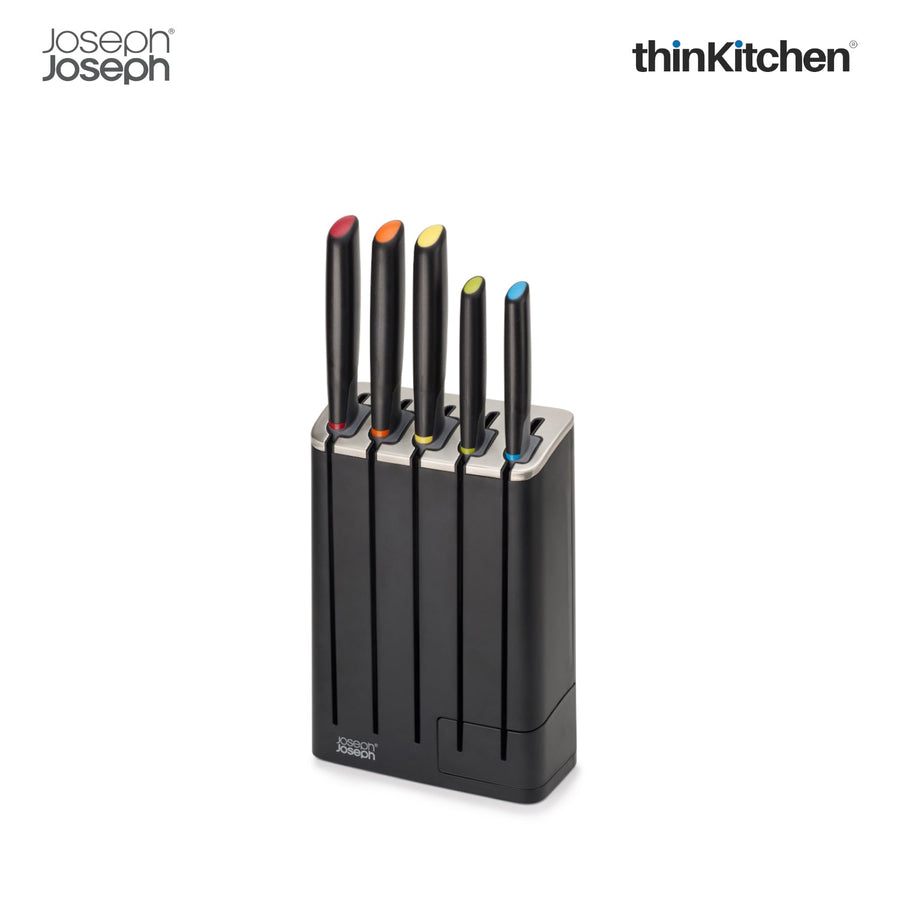 thinKitchen™ Joseph Joseph Elevate Knives 5-piece SlimBlock Knife Set