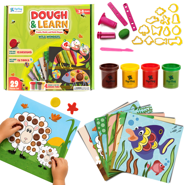 PEPPLAY DOUGH ART KIT - NATURE