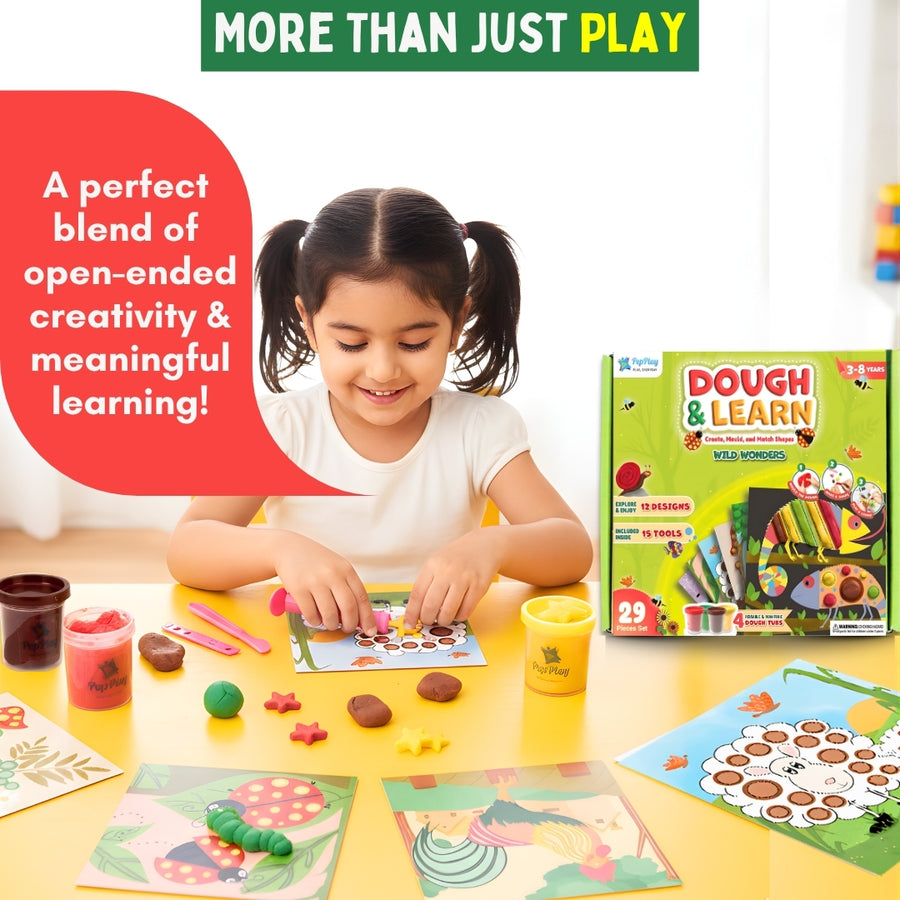 PEPPLAY DOUGH ART KIT - NATURE