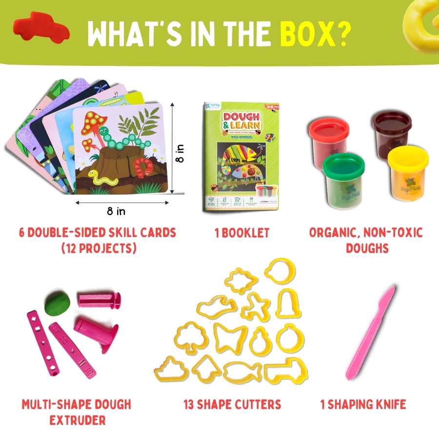PEPPLAY DOUGH ART KIT - NATURE