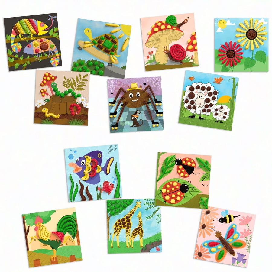 PEPPLAY DOUGH ART KIT - NATURE