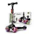 Tygatec Titan Premium 3-Wheel Scooter ( Color Black )