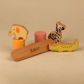 Playbox Wodden Zoo Tower | Balancing Activities Toy | Great Gift for Kids and Toddlers | Wooden Animal Stacking Toys