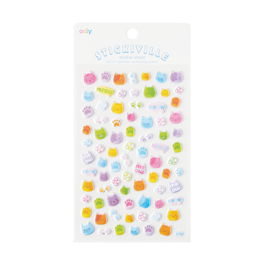 Stickiville Colorful Cats Stickers