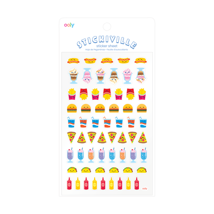 Stickiville Stickers: Fast Food - Standard (1 Sheet)