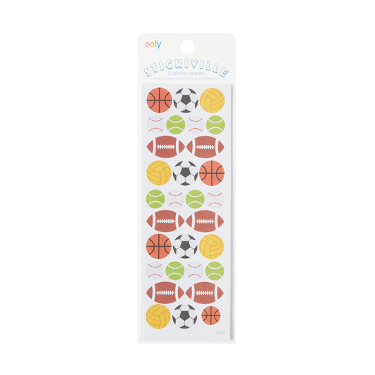 Stickiville Stickers: Sport Balls - Skinny (2 Sheets)