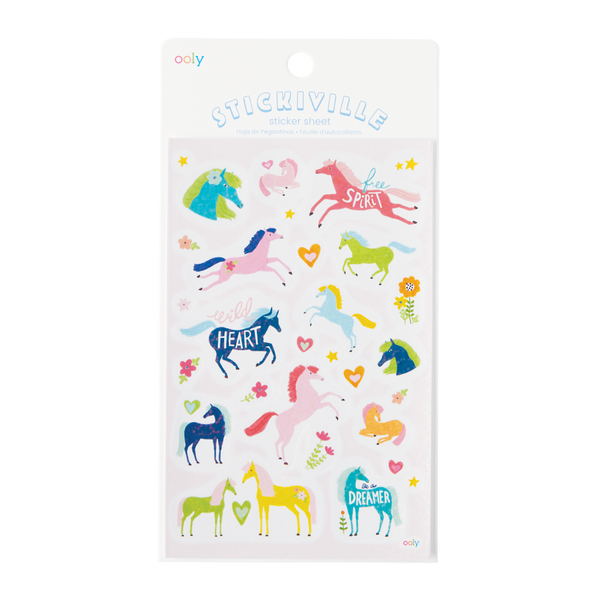 Stickiville Stickers: Wild Horses - Standard (1 Sheet)