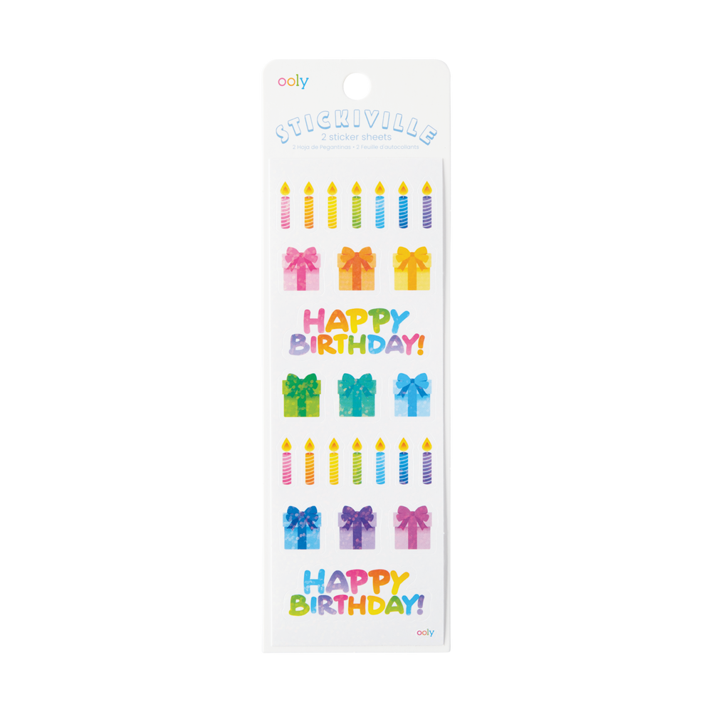 Stickiville Stickers: Candles & Gifts - Skinny (2 Sheets)