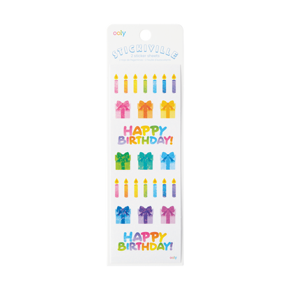 Stickiville Stickers: Candles & Gifts - Skinny (2 Sheets)
