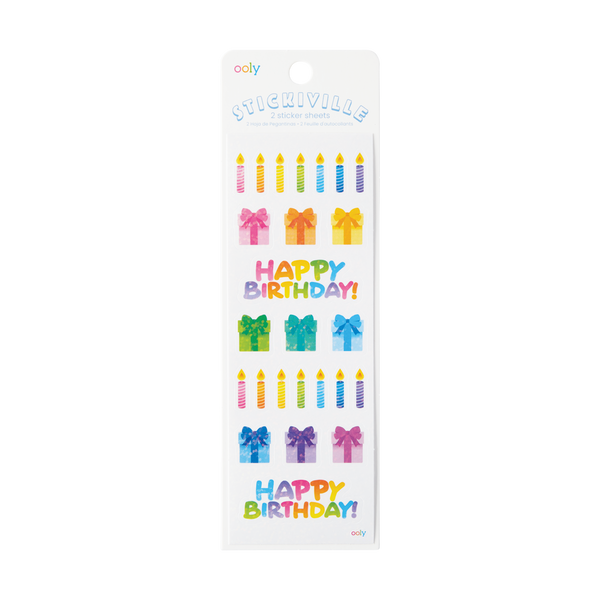 Stickiville Stickers: Candles & Gifts - Skinny (2 Sheets)