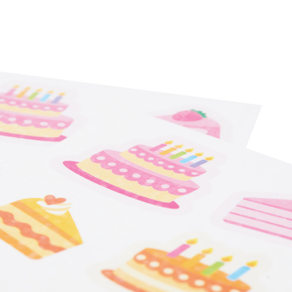Stickiville Stickers: Birthday Cakes - Skinny (2 Sheets)