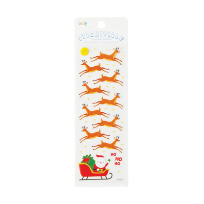 Stickiville Stickers: Here Comes Santa - Skinny (2 Sheets)