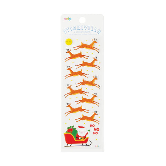 Stickiville Stickers: Here Comes Santa - Skinny (2 Sheets)