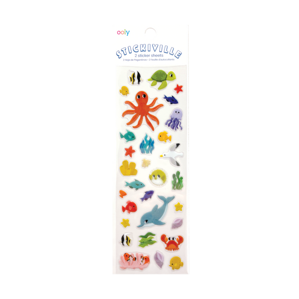 Stickiville Stickers: Sand & Sea - Skinny (2 Sheets)