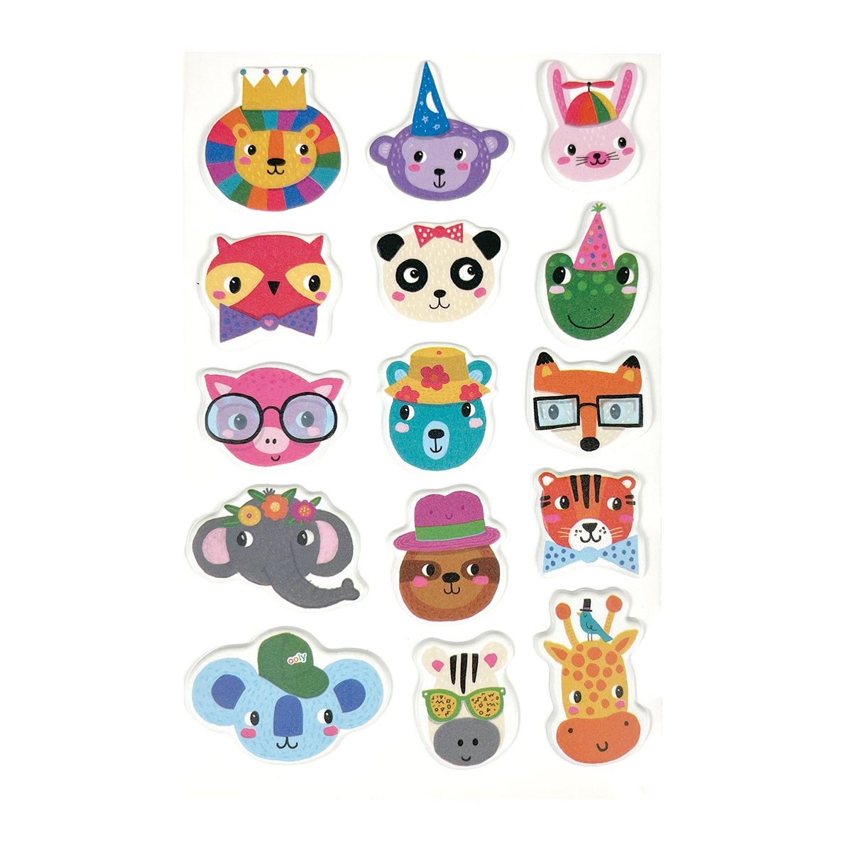 Stickiville Stickers: Party Animals - Standard (1 Sheet)