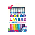 COLOR LAYERS DOUBLE ENDED LAYERING MARKERS SET OF 8