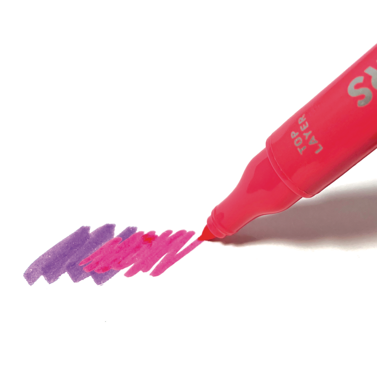 COLOR LAYERS DOUBLE ENDED LAYERING MARKERS SET OF 8