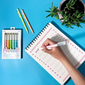 Noted! 2-in-1 Micro Fine Tip Pen And Highlighters - Set of 6