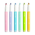 Noted! 2-in-1 Micro Fine Tip Pen And Highlighters - Set of 6