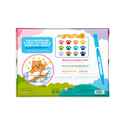 Cat Parade Gel Crayons - Set of 12