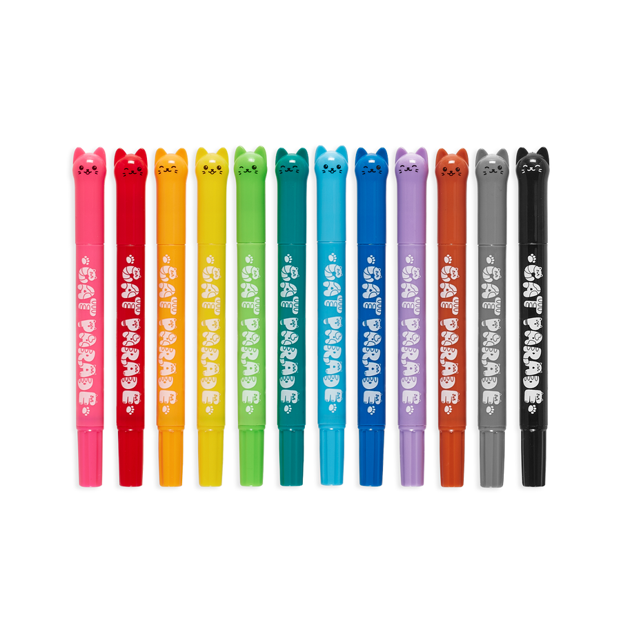Cat Parade Gel Crayons - Set of 12