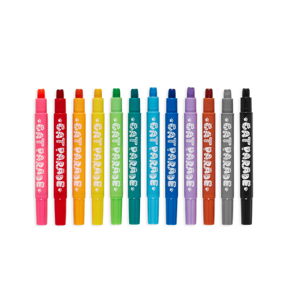 Cat Parade Gel Crayons - Set of 12