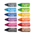 Happy Triangles Jumbo Crayons - Set of 12