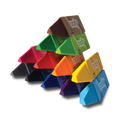 Happy Triangles Jumbo Crayons - Set of 12
