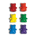 Cuddly Cubs Bear Finger Crayons - Set of 6