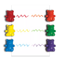 Cuddly Cubs Bear Finger Crayons - Set of 6