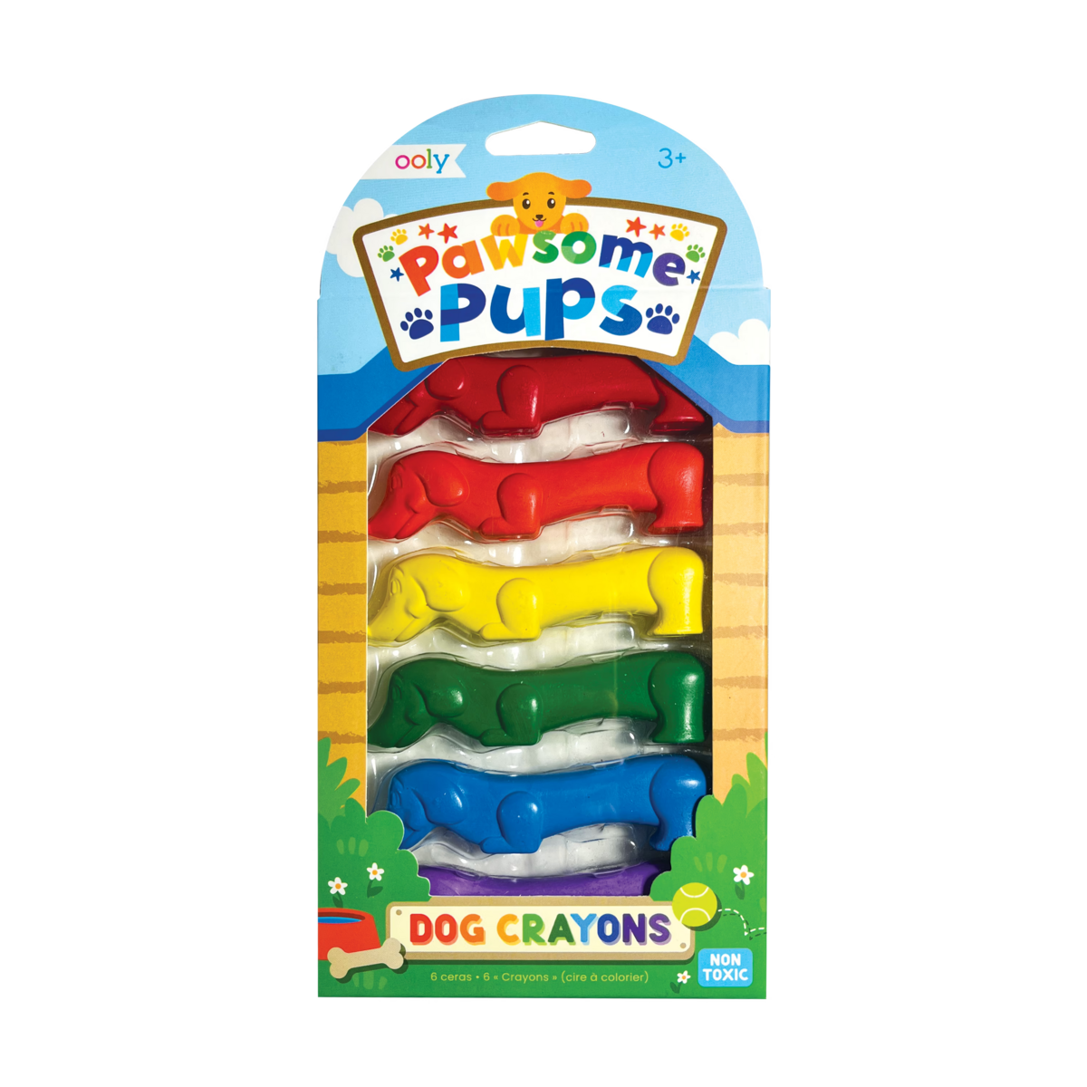 Pawsome Pups Dogs Crayons