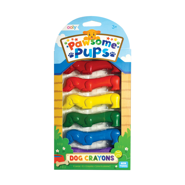 Pawsome Pups Dogs Crayons