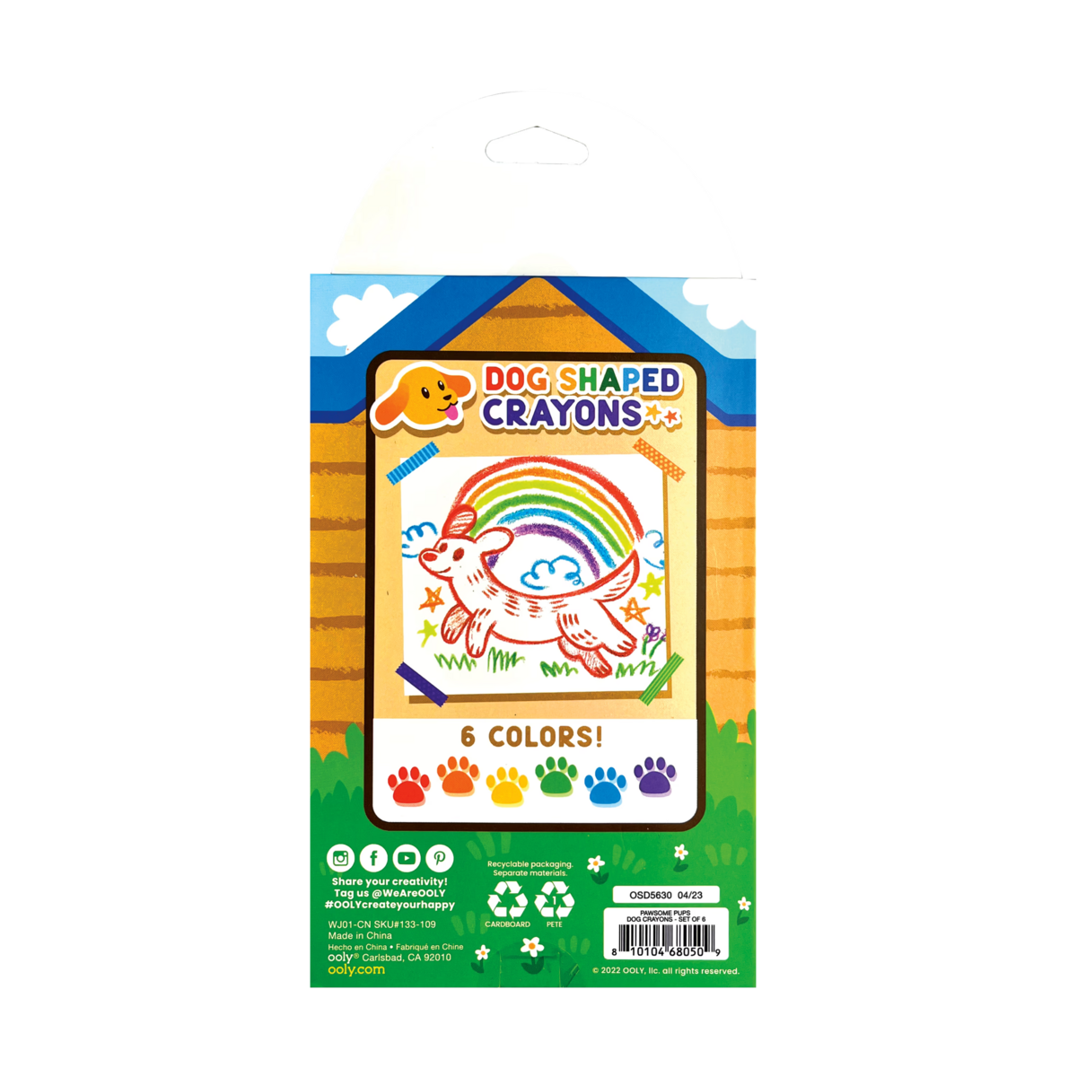 Pawsome Pups Dogs Crayons