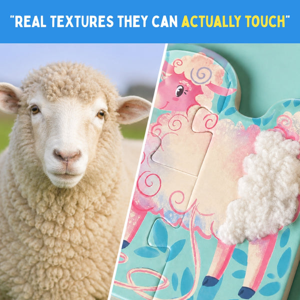 MY FIRST TOUCH & FEEL PUZZLES - FARM ANIMALS