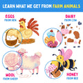 MY FIRST TOUCH & FEEL PUZZLES - FARM ANIMALS