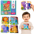 MY FIRST TOUCH & FEEL PUZZLES - WILD ANIMALS