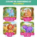 MY FIRST TOUCH & FEEL PUZZLES - WILD ANIMALS