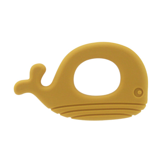 Whale Teether | Playbox Silicone Whale Teether Set of 3 Pcs in Assorted Colours, Baby Teething Toys Silicone Teethers BPA Free Silicone Soothe Babies Gums