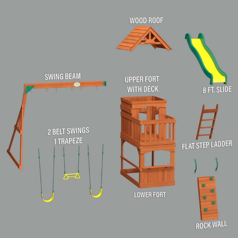 ATLANTIC PLAY TOWER (INCL. SWINGS)