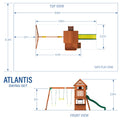 ATLANTIC PLAY TOWER (INCL. SWINGS)