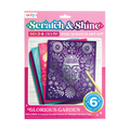 Scratch & Shine: Foil Scratch Art Kit - Glorious Garden