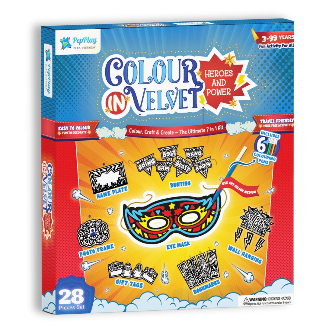 PEPPLAY COLOUR IN VELVET - HEROES & POWER