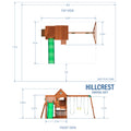 BYD HILL CREST PLAY TOWER (INCL. SWINGS)