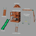 BYD HILL CREST PLAY TOWER (INCL. SWINGS)