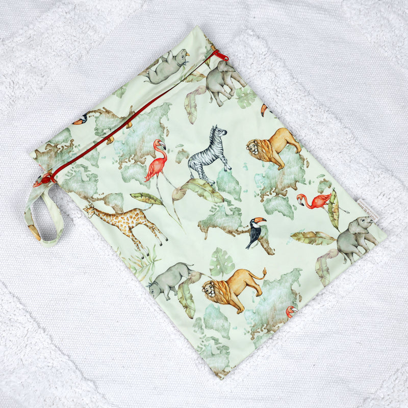 Baby its wild world Wet bag