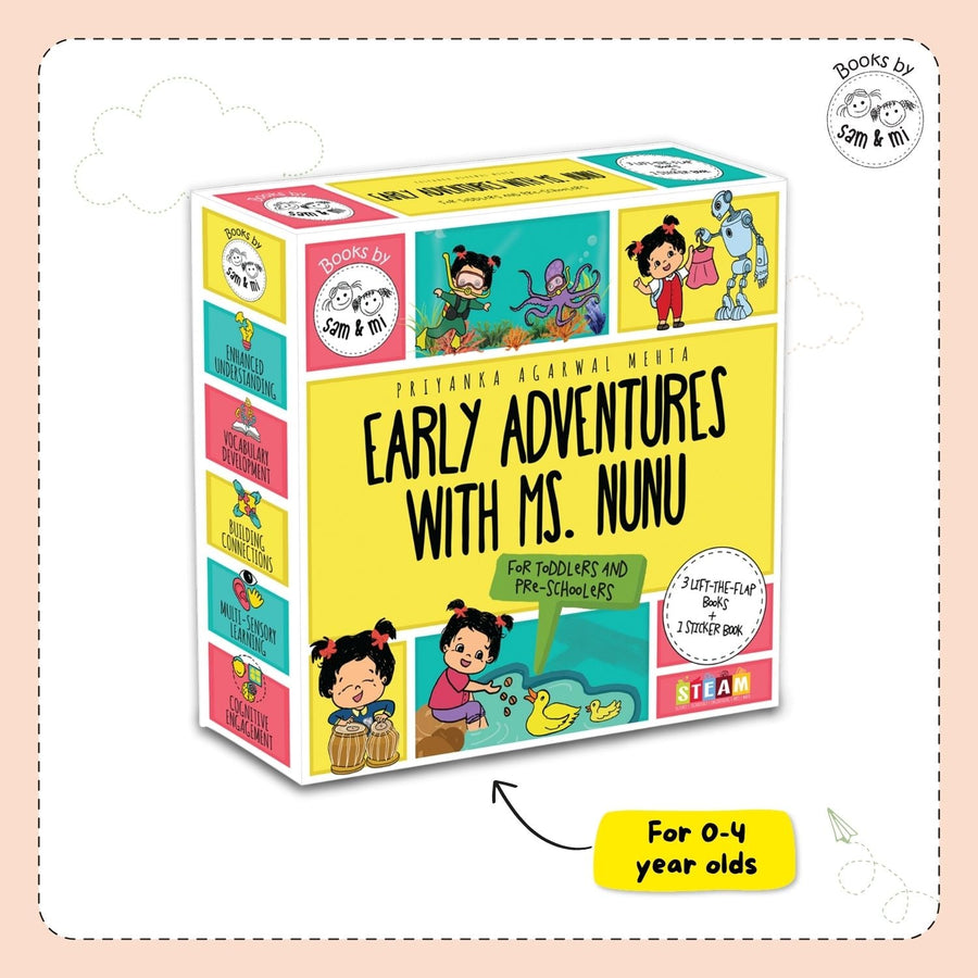 Early Adventures with Ms. Nunu Series (Set of 4)